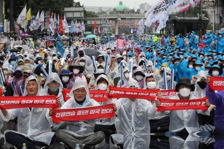 #首尔大规模示威反对李在明#韩国朝野对抗升级，政局或进入高强度博弈期 ​