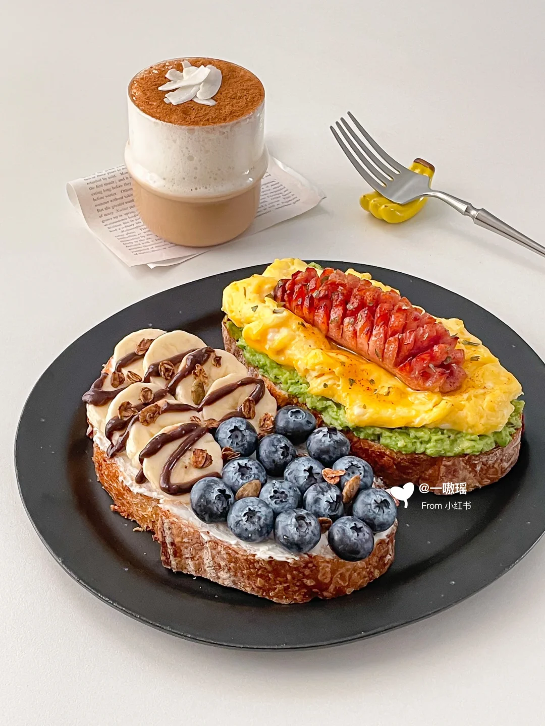 早餐Brunch｜🥪好吃的甜咸双拼欧包三明治🍁