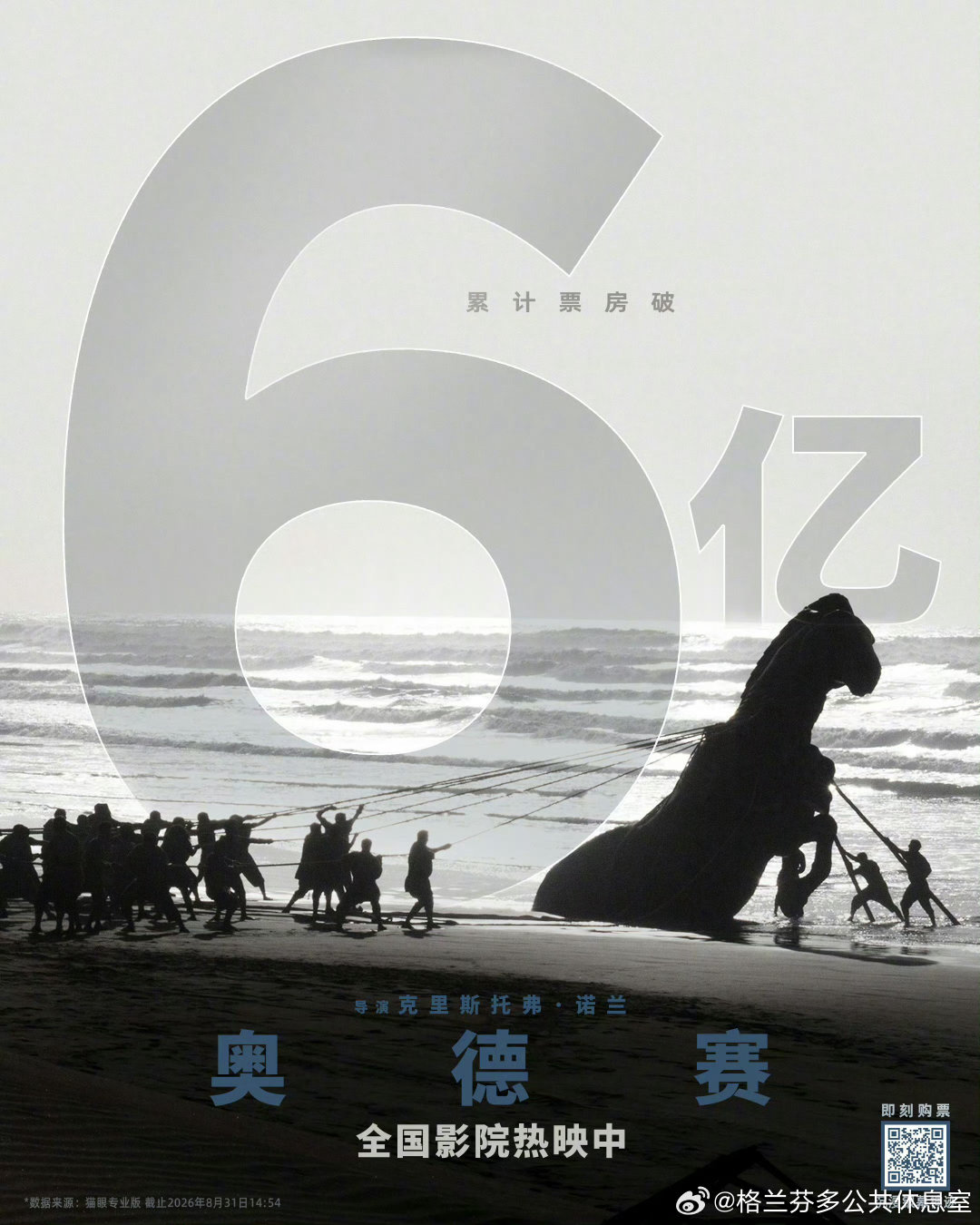 《奥德赛》内地票房破6亿！！！！！！ ​