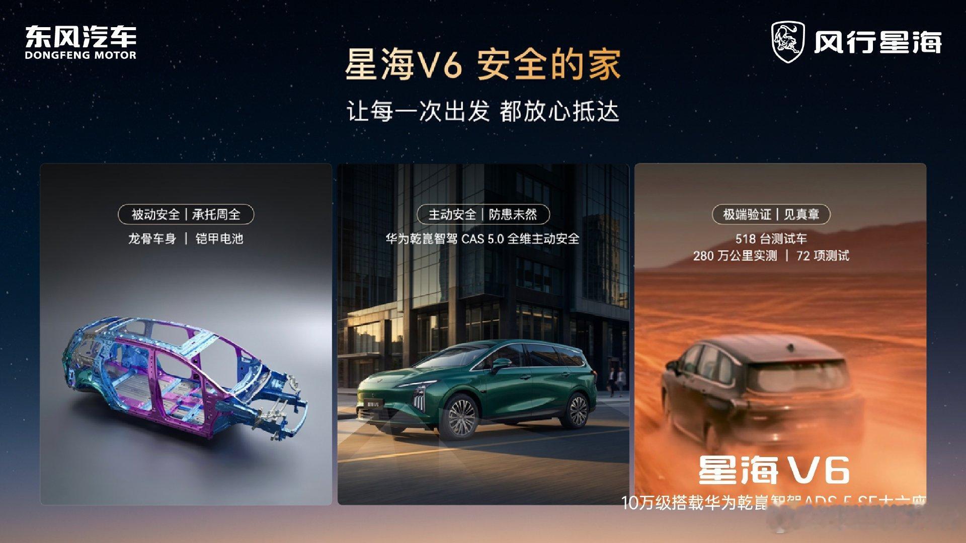 不是豪车才有高阶智驾！星海V6把华为乾崑智驾带到10万级，权益价9.99万起，早晚高峰有LCC+，长途有NCA，停车难交给智能泊车，通勤带娃都松弛。#东风风行##风行星海##星海V6# ​