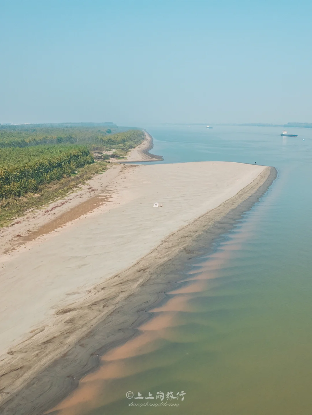武汉“马尔代夫”｜沙漠露营景美人少，太绝了💯