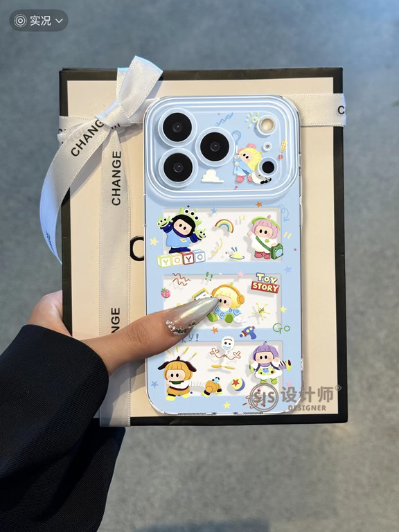 敲治愈！蓝色镂空YOYO手机壳一眼就爱上啦！