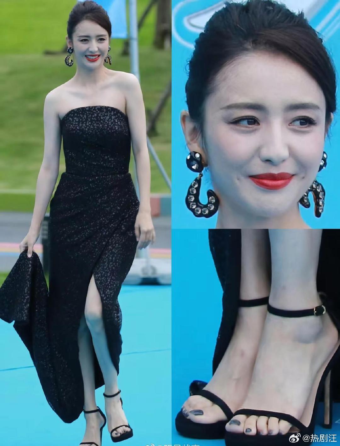 佟丽娅就连脚丫子都好看 ​