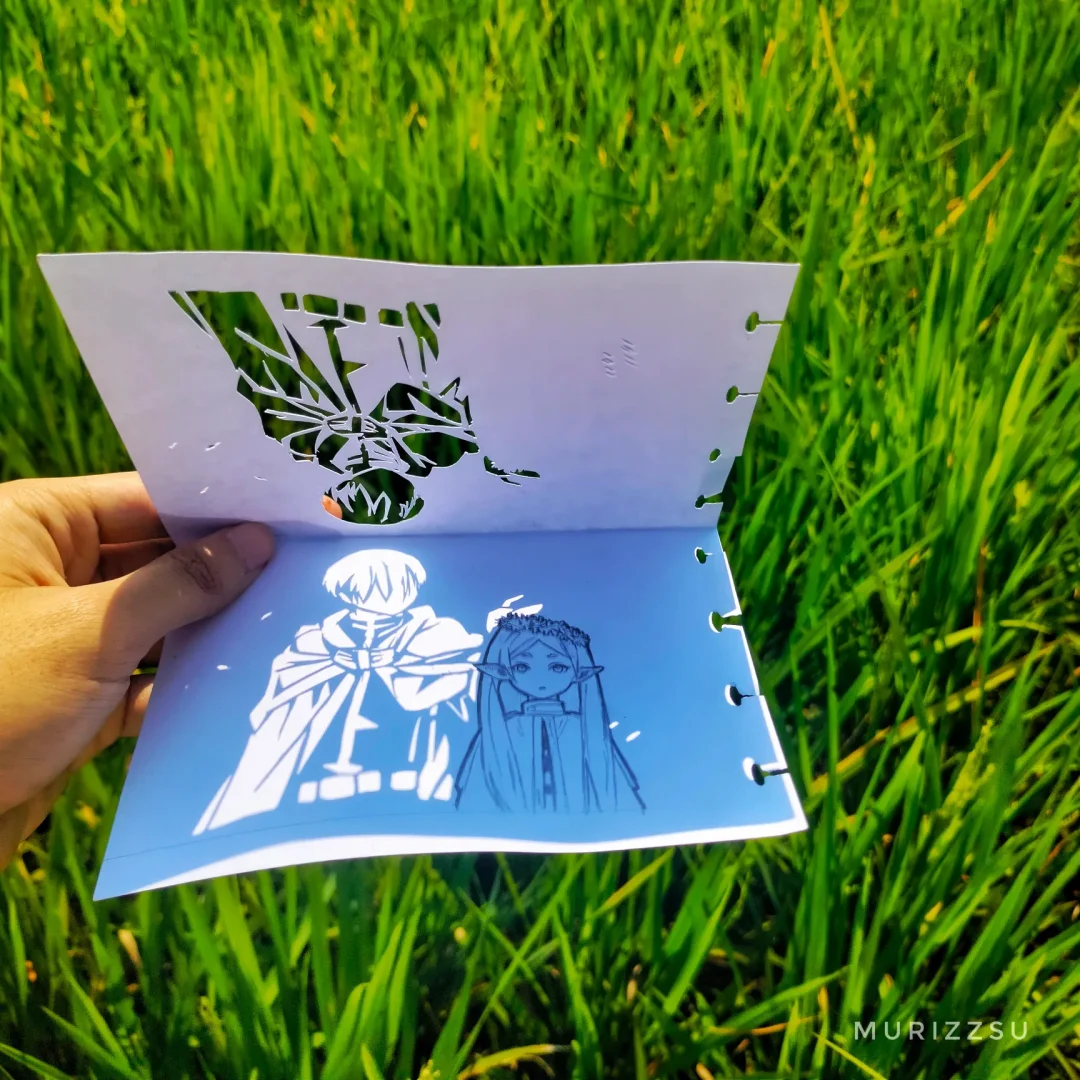 「辛美尔&芙莉莲 」剪纸艺术！！