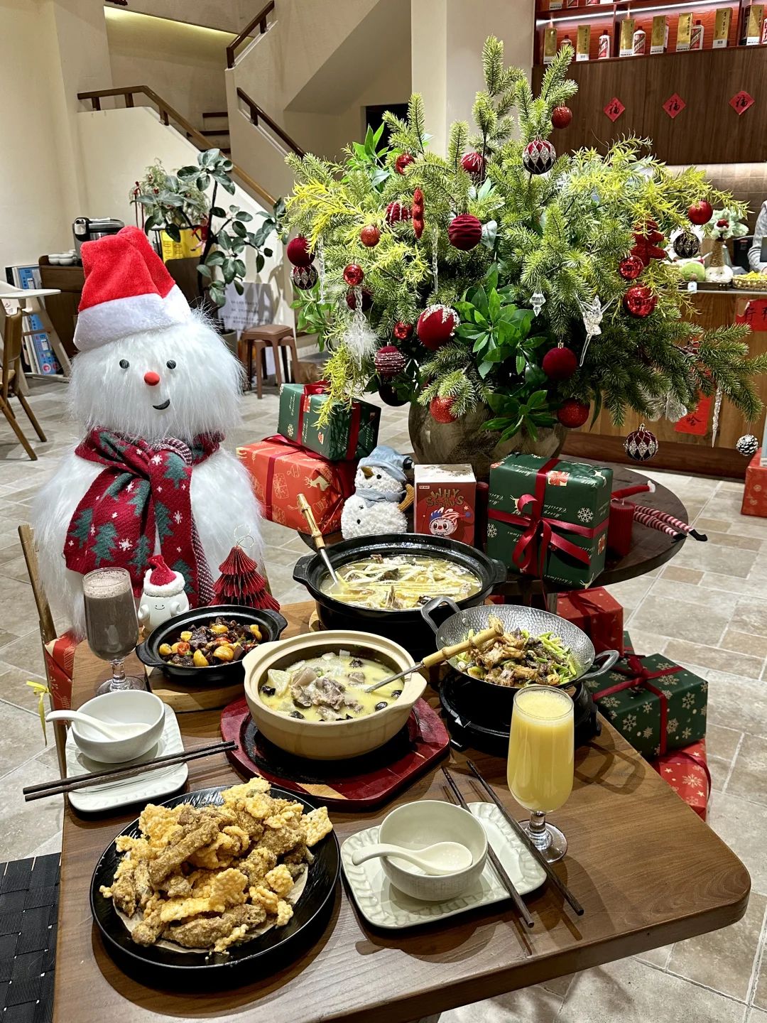 啊啊啊！！余姚圣诞漂亮饭+1+1+1