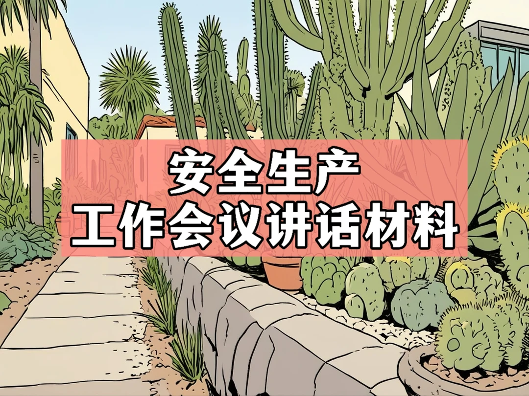 体制内：安全生产工作会议讲话材料