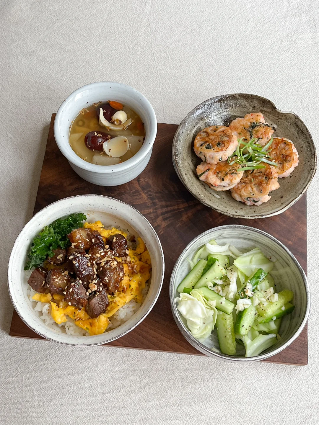 中式养生｜我的秋季🍂养生小餐桌