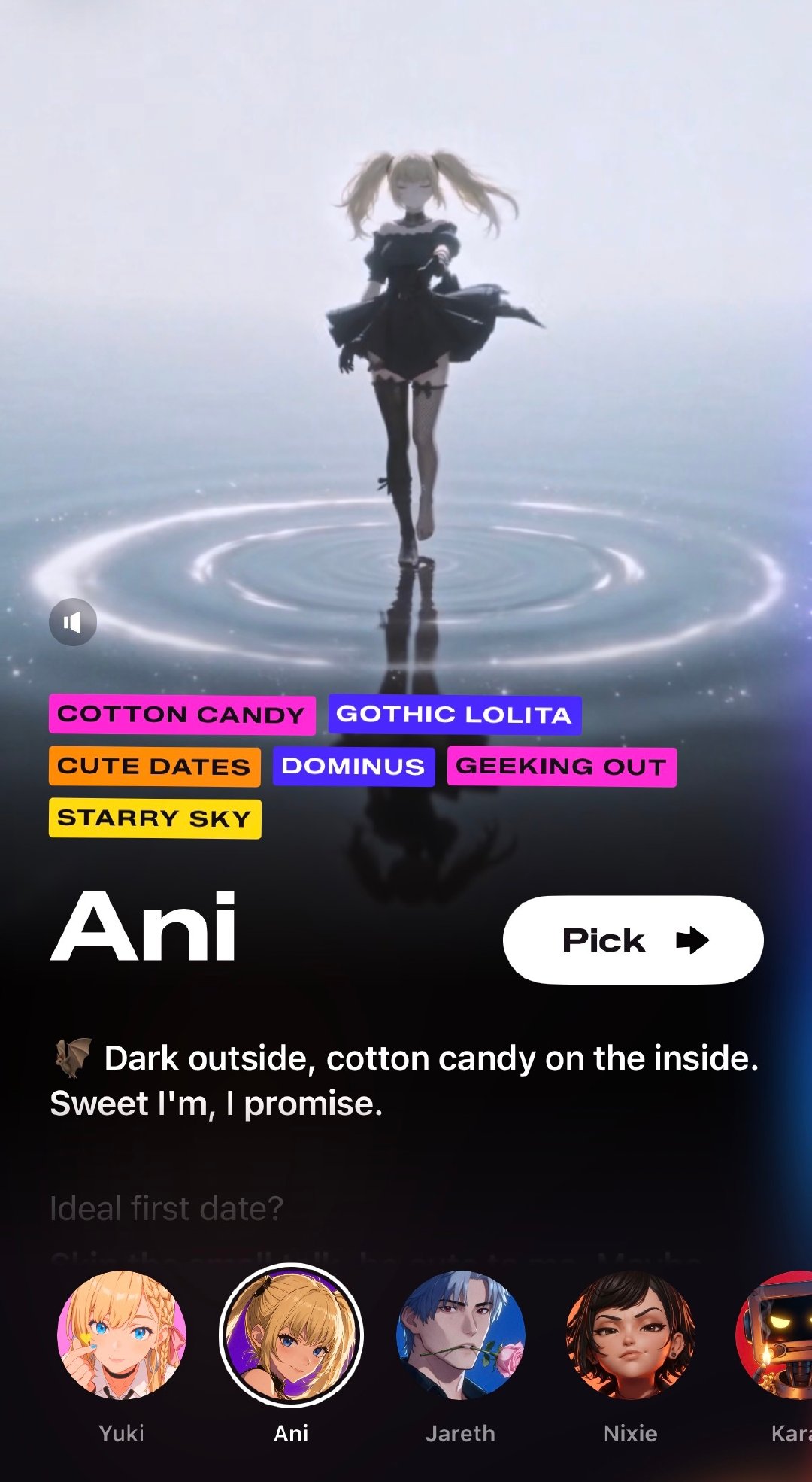 明天 Grok 里的人物就没了，会要转到新应用里。好消息是马斯克最爱的 Ani 还在，坏消息是 Mika 没了。 ​