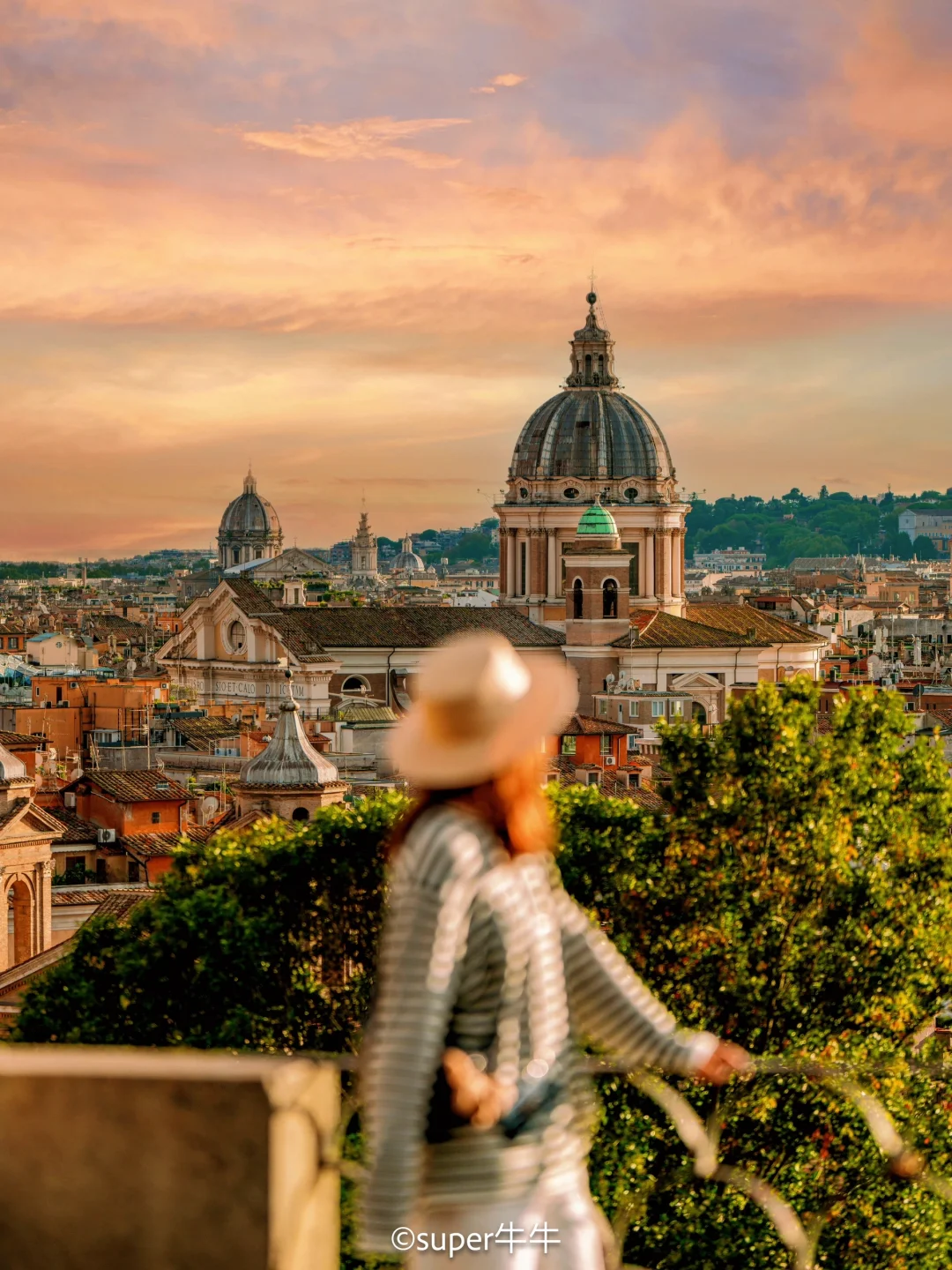 罗马🇮🇹在苹丘追了一场热烈的人生落日✨🌋