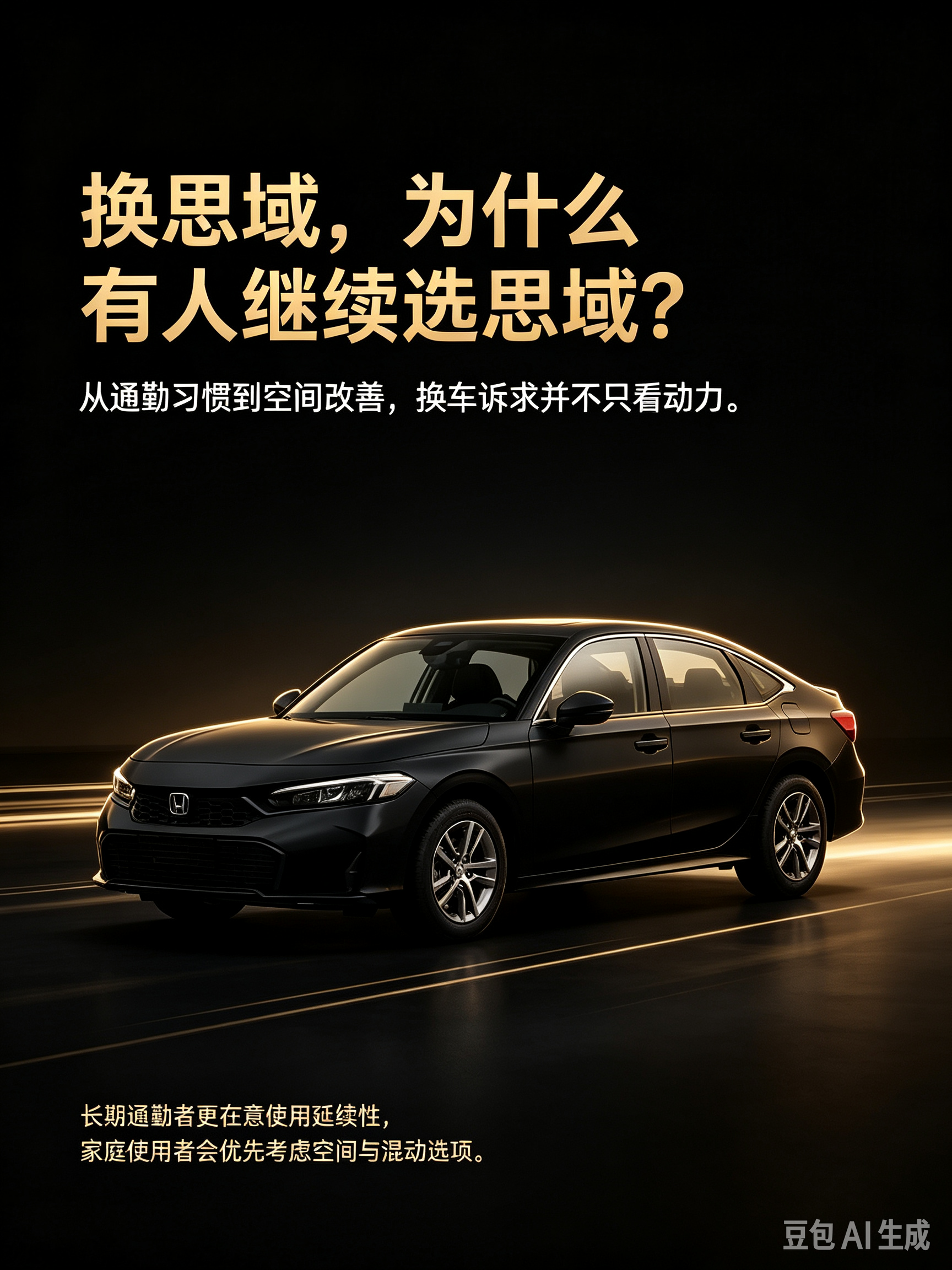 不少老思域车主考虑换车时，会再次关注新款思域，看重熟悉的驾驶手感、灵活的车身和稳定的用车体验，旧的用车习惯可以很好延续下来。但如果升级诉求是更大空间、更强动力，思域就不一定能满足。它更适合喜欢紧凑好开好停、追求省心代步的用户。打算换车升级的朋友，不妨试驾对比，看看它能不能匹配你新的用车期待。【来自懂