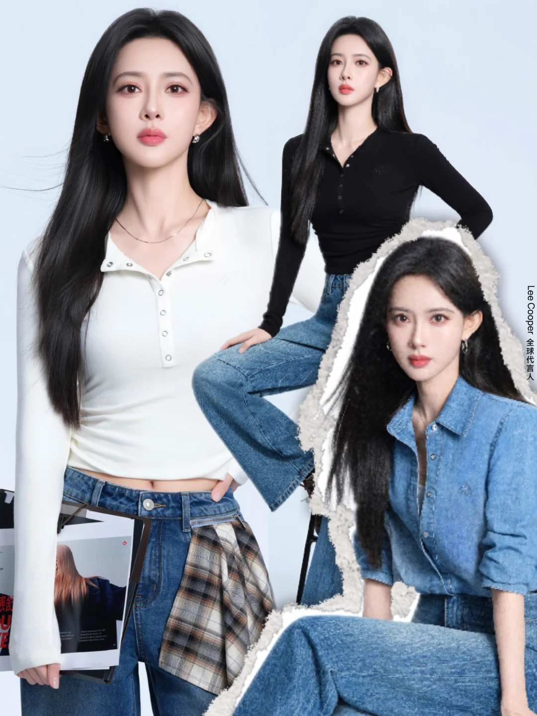 孟子义丹宁lookbook上线，秋冬别再糊弄啦👖
