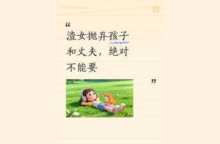 这就是个没人性的渣女啊，狠心抛弃孩子和丈夫，如今想回归？绝对不能接纳这...