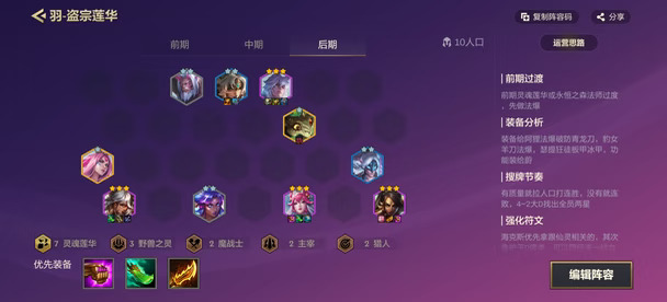 S18最夯盗宗阵容-盗宗莲华
