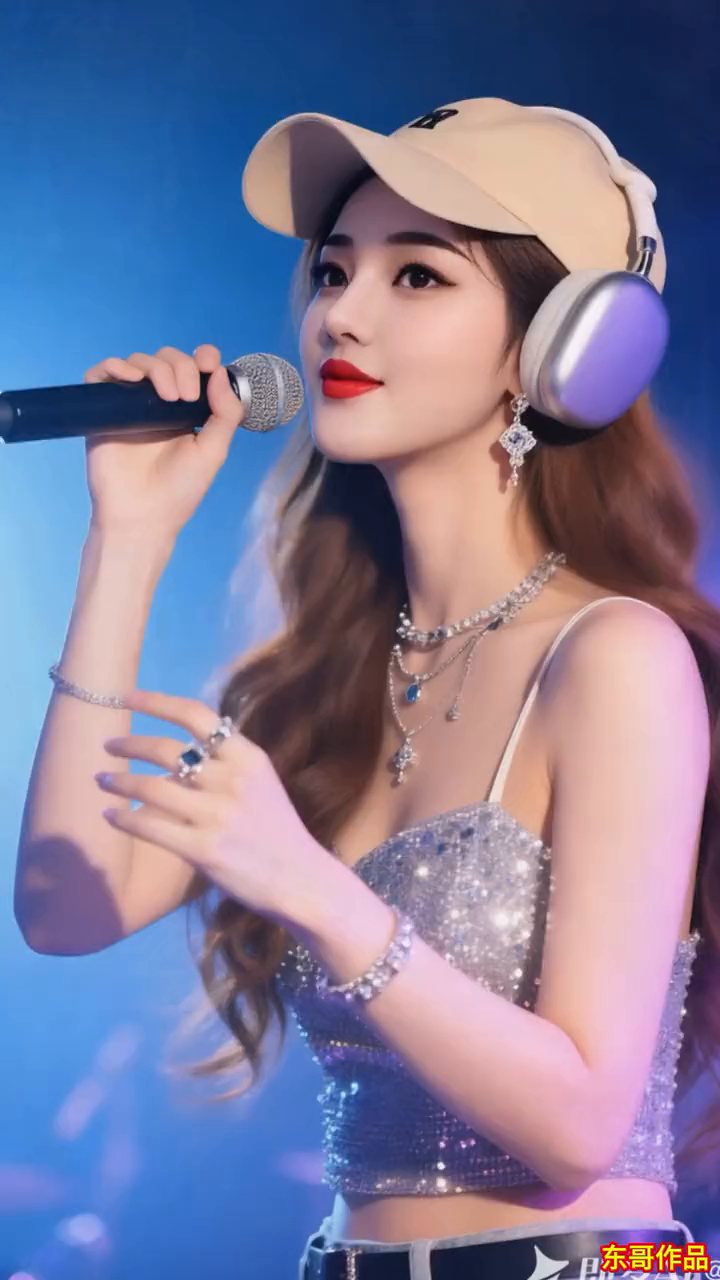 甜美少女歌手，舞台魅力满分！