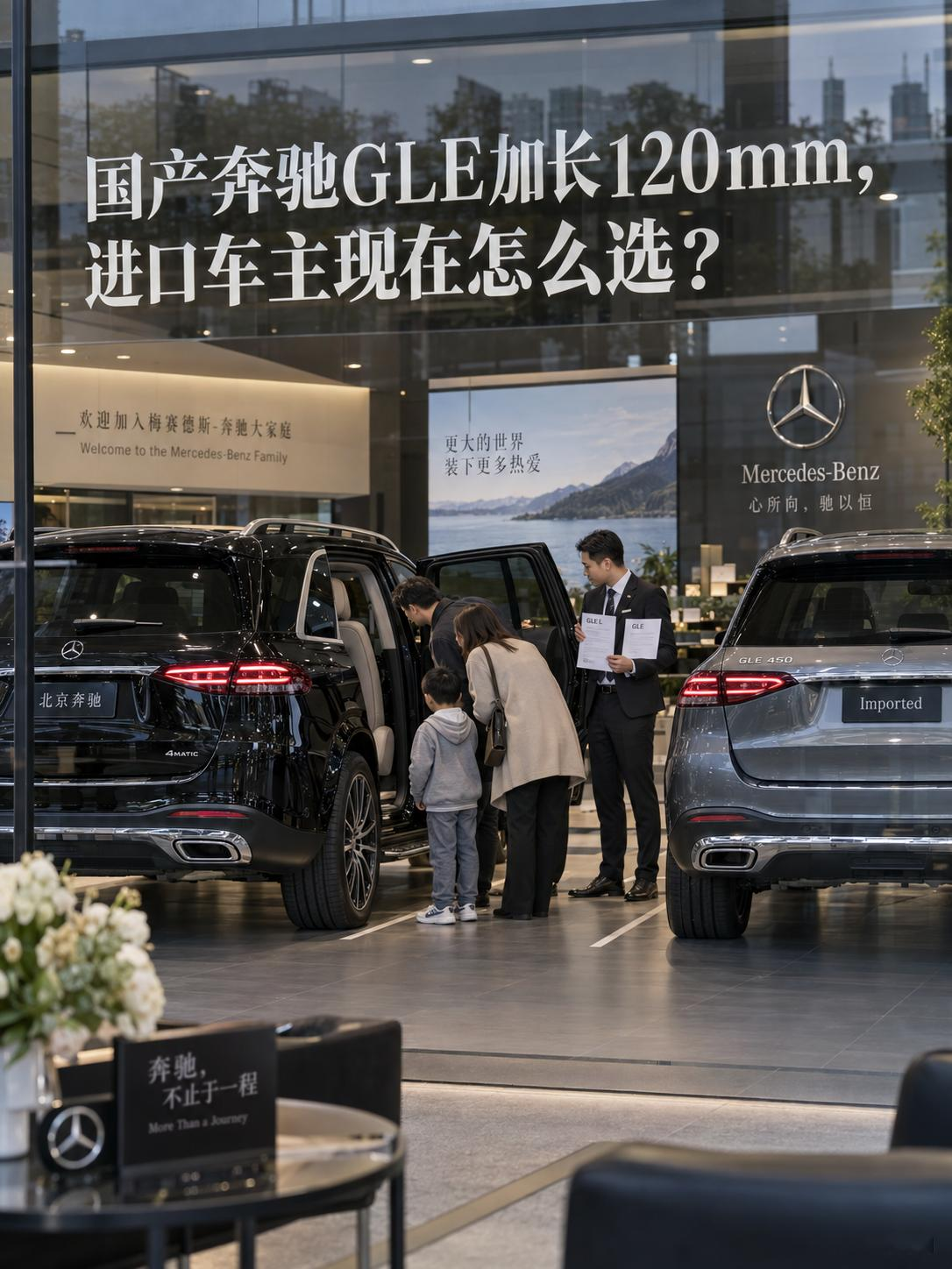 国产奔驰GLE加长120mm，进口车主现在怎么选？
国产长轴距GLE今晚发布，轴距3115mm。进口标轴版是2995mm。论坛里已经有人纠结：等国产的后排，还是去谈进口现车的价格。
真准备花这笔钱，你会为“进口”两个字放弃120mm轴距吗？今晚的正式售价出来，答案可能更难选。【来自懂车帝车友圈】