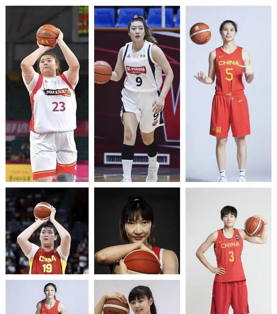 如果真要在现阶段挑出中国女篮最有压迫感的八位狠角色，内线的厚度绝对能让对手头疼到失眠。
李月汝现在在海外联赛对抗越打越硬，篮下硬生生挤出空间强起的那股劲，纯粹是靠肉搏拼出来的底气。
韩旭则是完全不同的解法。
两米出头的身高，手感柔和得像后卫，能拉到外线投三分，防守端往篮下一站，长臂一展就是天然