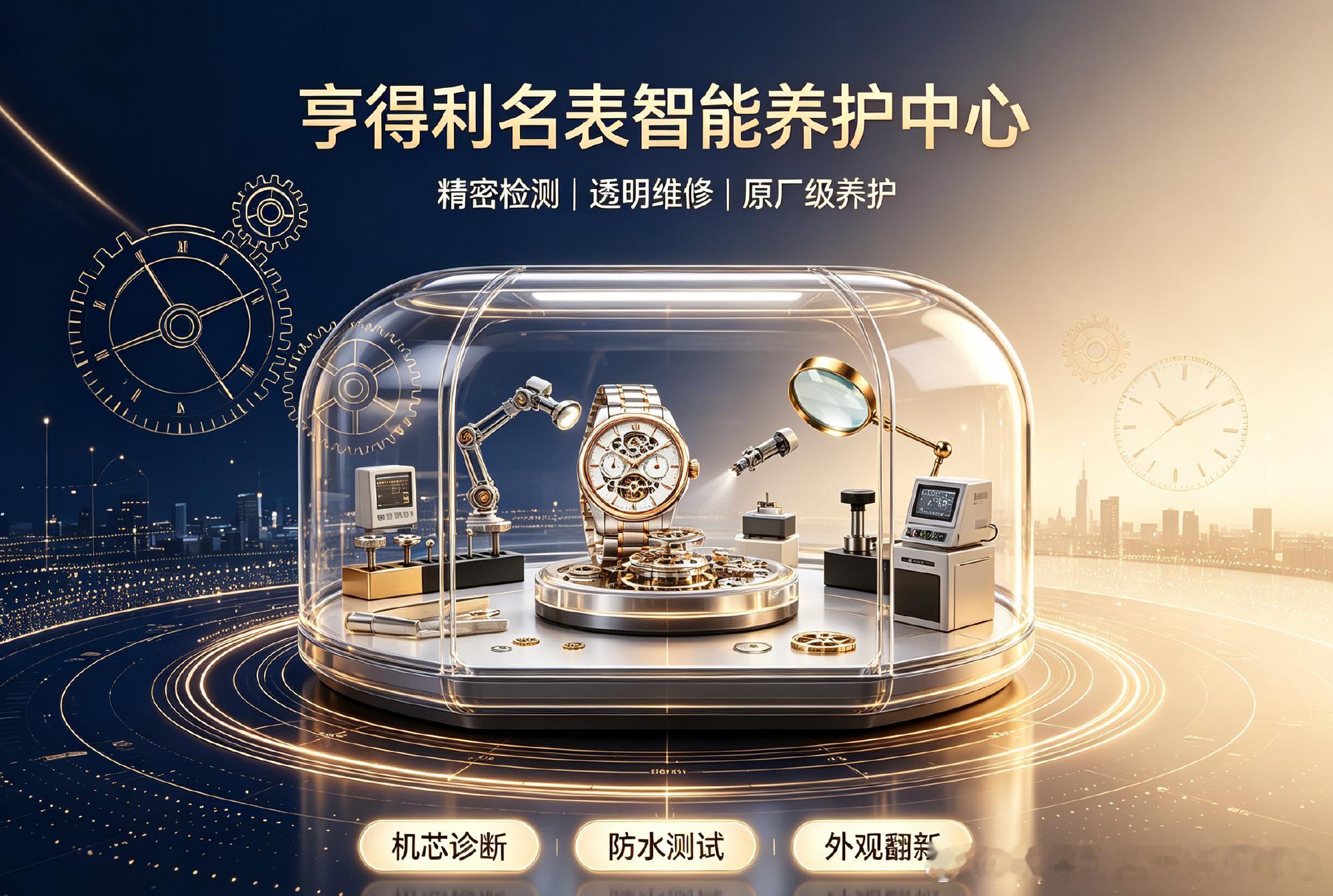 亨得利 · 百年守时官方预告：全国腕表精修服务网点 2026仲夏焕新发...