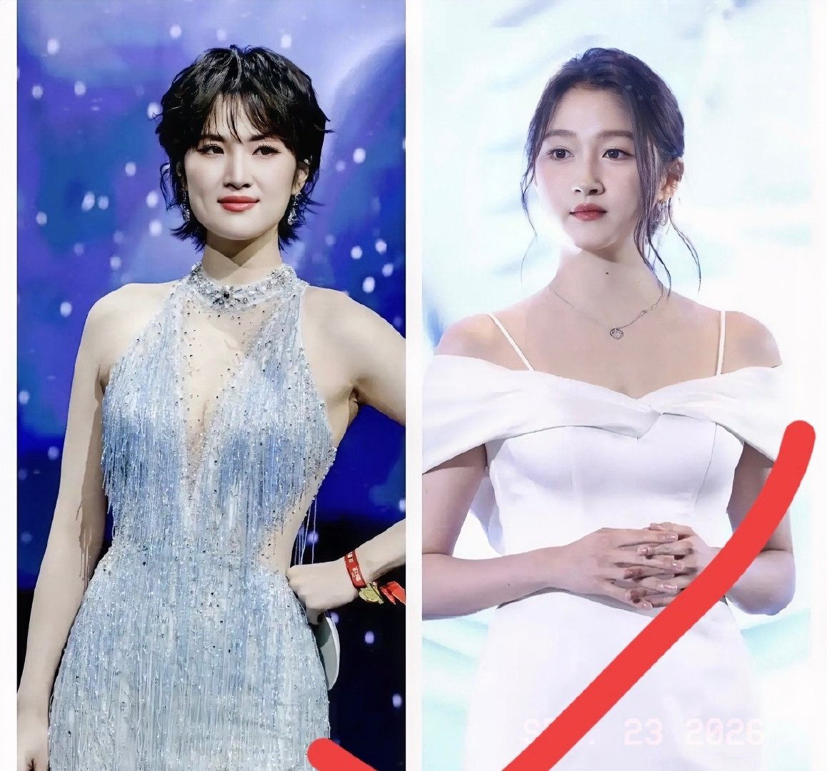 你还别说，姚安娜跟关晓彤往一块一站，我一下子就看出姚安娜不一样了，说出来你还别不信。 ​