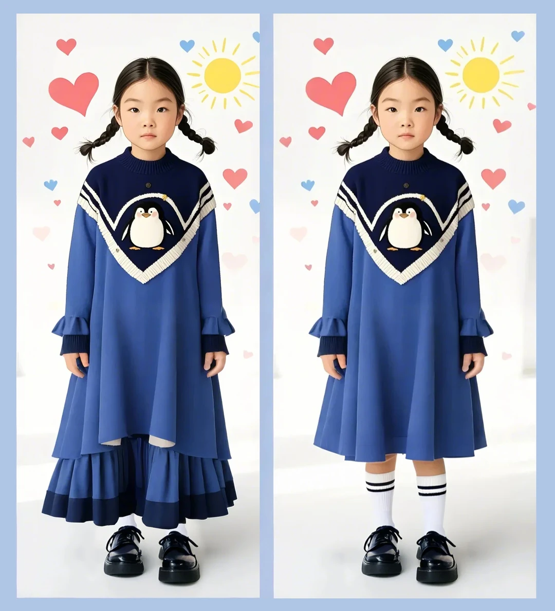 她说，生日的时候想穿成这样😄