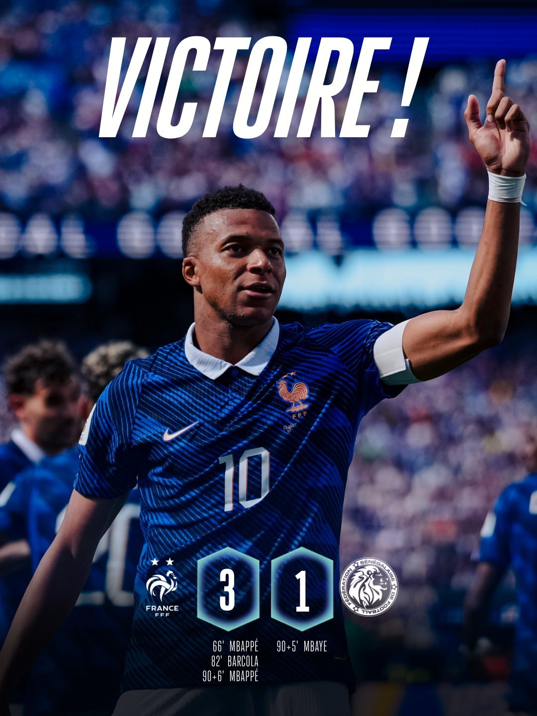 世界杯I组首轮，法国对阵塞内加尔。比赛第65分钟，奥利塞送出直塞助攻...
