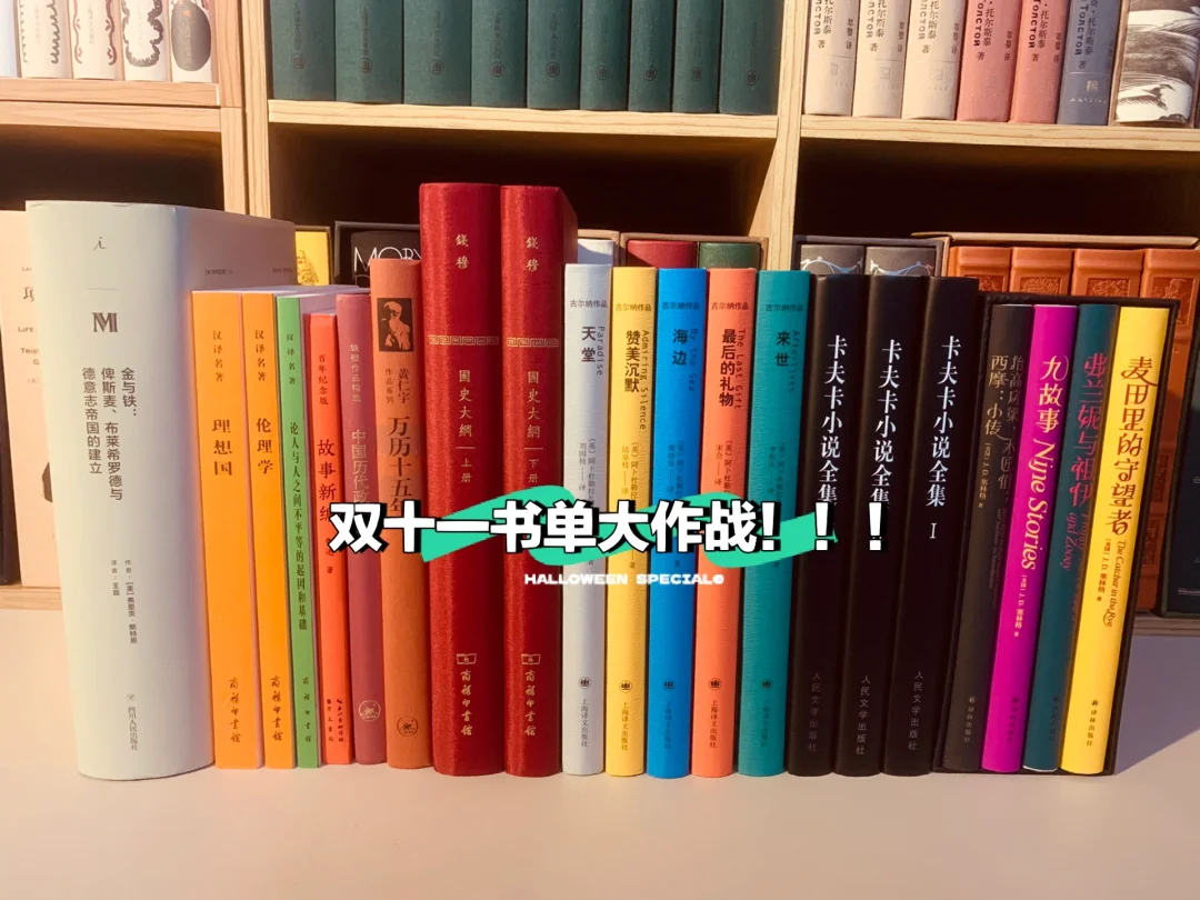 周末×双11 囤书到货 宅家治愈