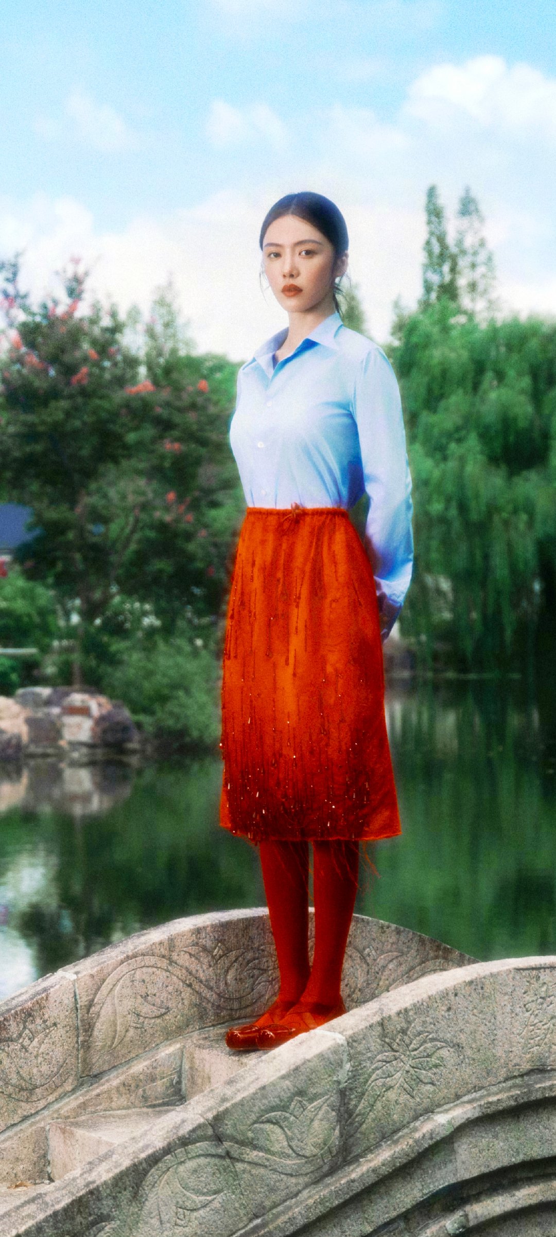 蔡文静 时尚芭莎·中国十二美人💚🤍❤️💙 ​