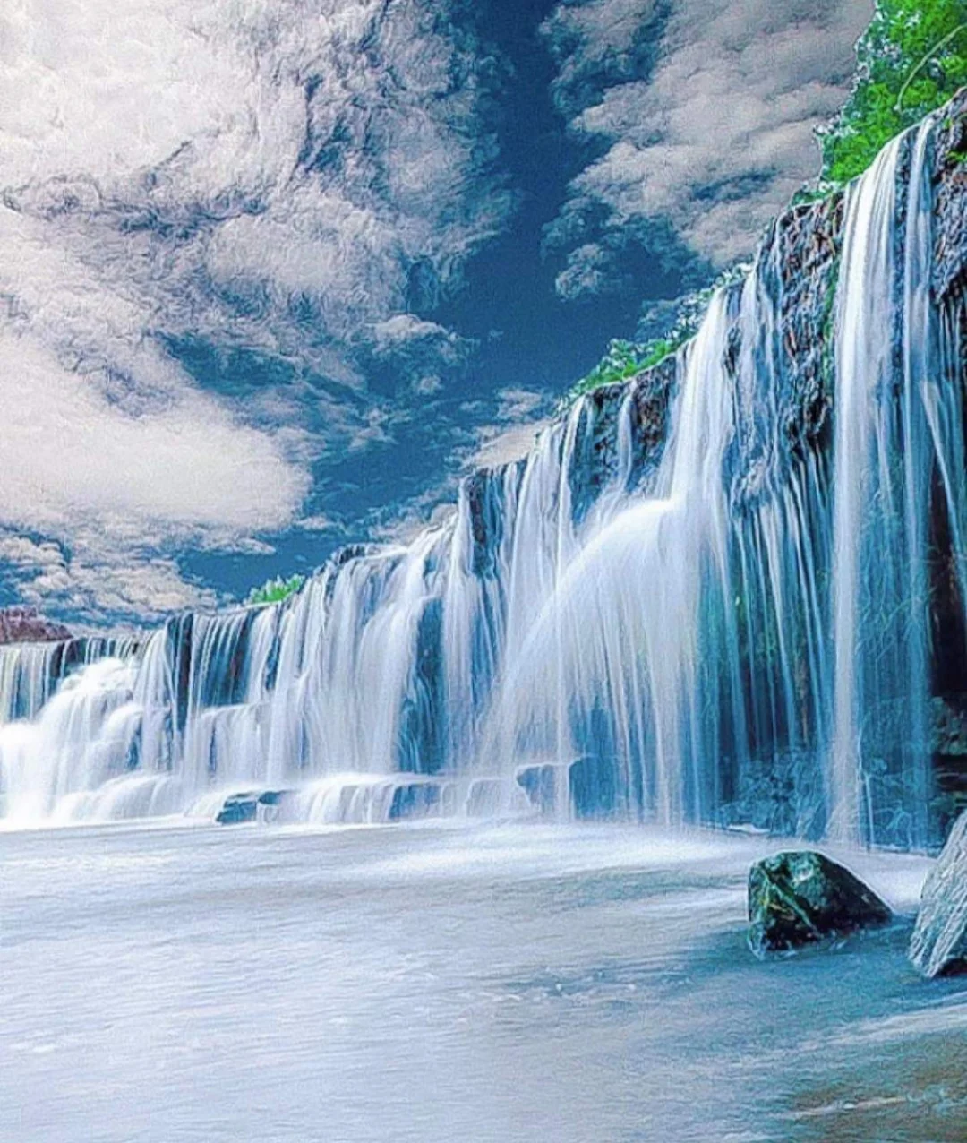 日本兵库县｜这个瀑布不简单！连绵不绝！