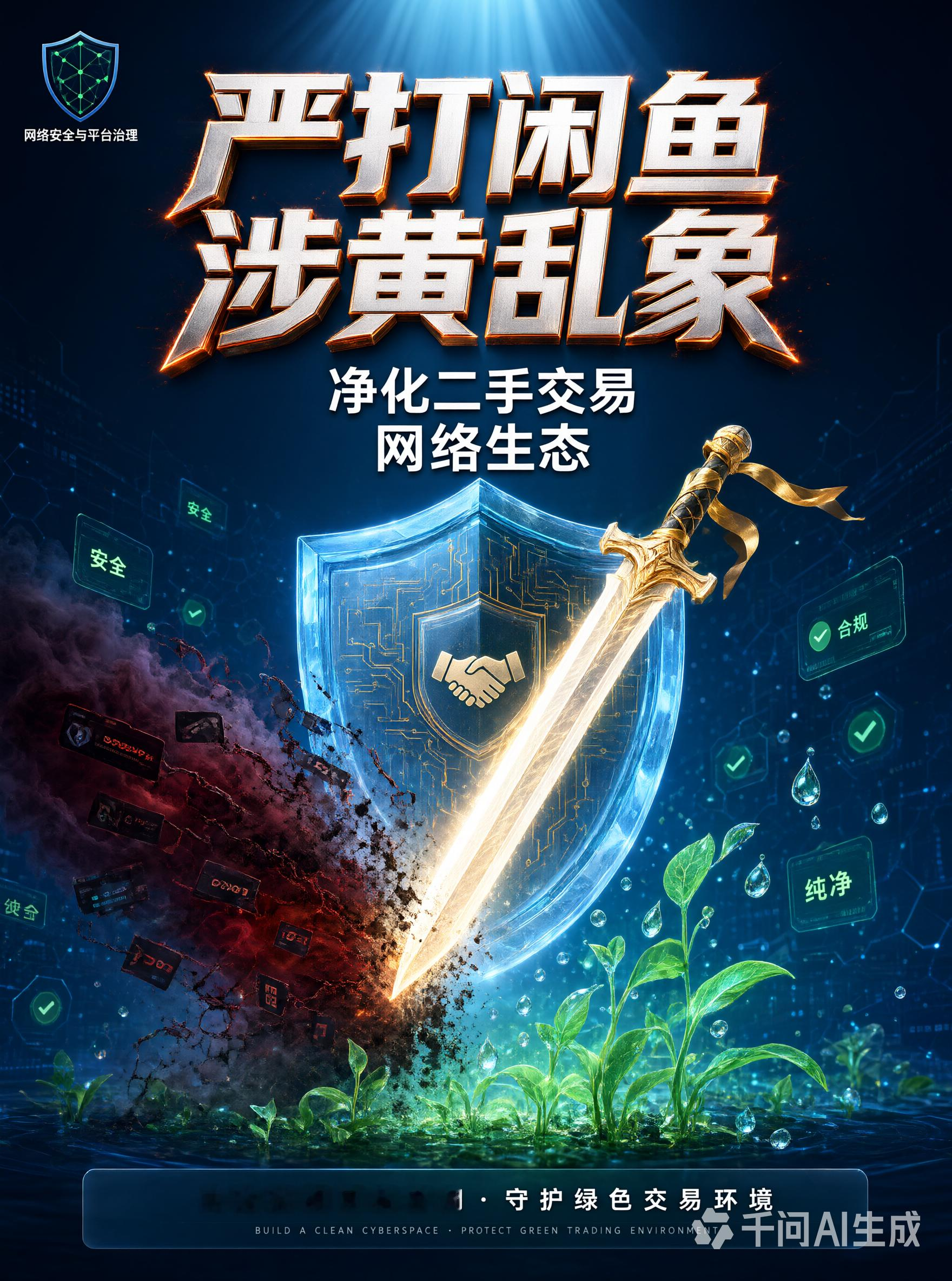 严打闲鱼涉黄乱象 净化二手交易网络生态

作为国内主流二手交易平台，闲鱼以闲置流转、便民交易为核心服务，深受大众青睐。但近期平台内暗藏的涉黄引流、低俗暗语交易乱象备受关注，部分用户借助私信回复、商品文案传播涉黄信息、诱导站外违规交易，破坏平台秩序，触碰网络安全与法律红线。

当前闲鱼涉黄违规呈现隐蔽