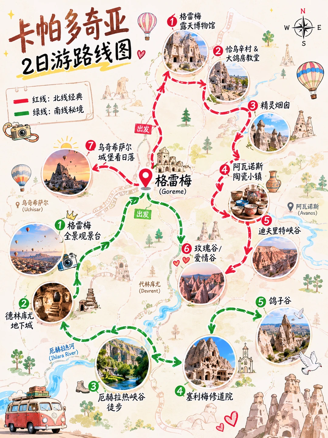 卡帕多奇亚3天2晚🇹🇷 红绿线保姆级攻略