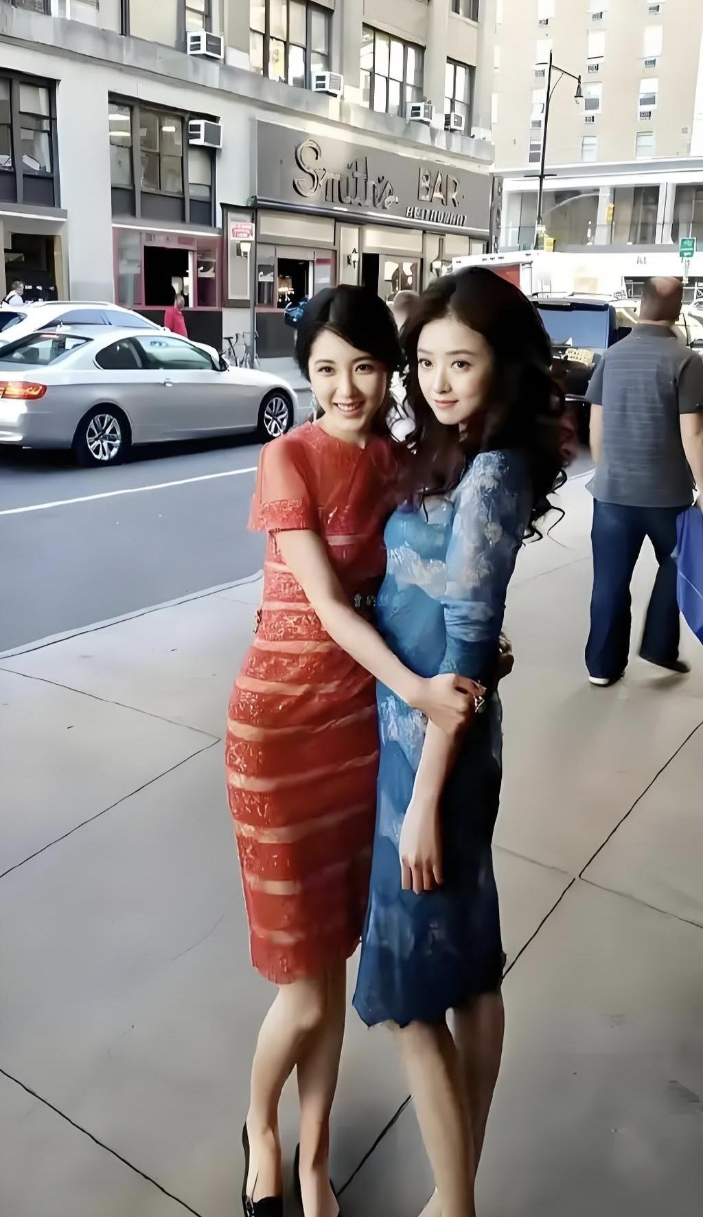 蒋欣曾黎同框，看懂漂亮与绝色的差距