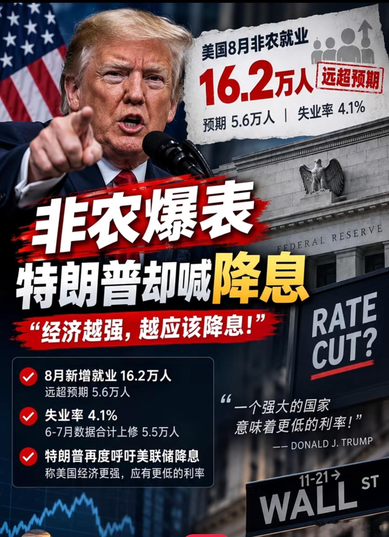 看到昨天晚上美股顶着大利空反而大涨，我确实很火大啊。不过眼下大家最惦记的，肯定是周一涨跌及下周对策了。

但也得先把这件事掰扯清楚，同样超预期的非农，凭什么咱们的科技先跪了，人家却逆势大涨？总结起来，就三条小作文影响的。一传韬定律推迟，交换机先挨一棒；二传华为交换机用不了那么多液冷 ​