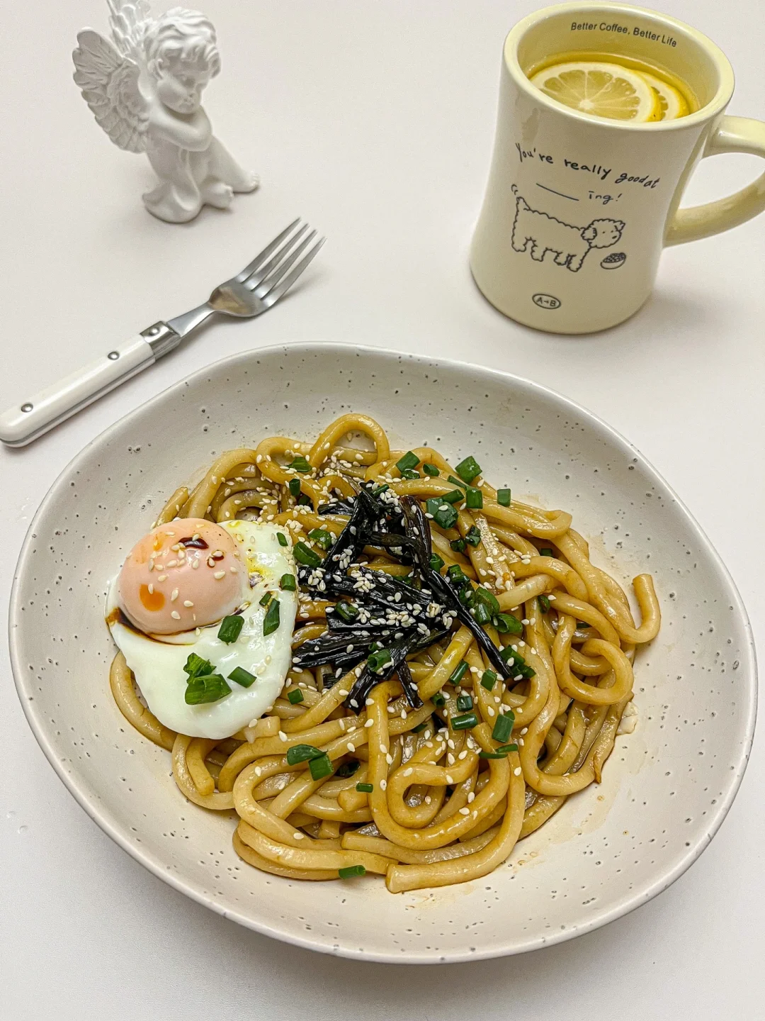 一人食 | 🍜10分钟get懒人拌面，葱香浓郁