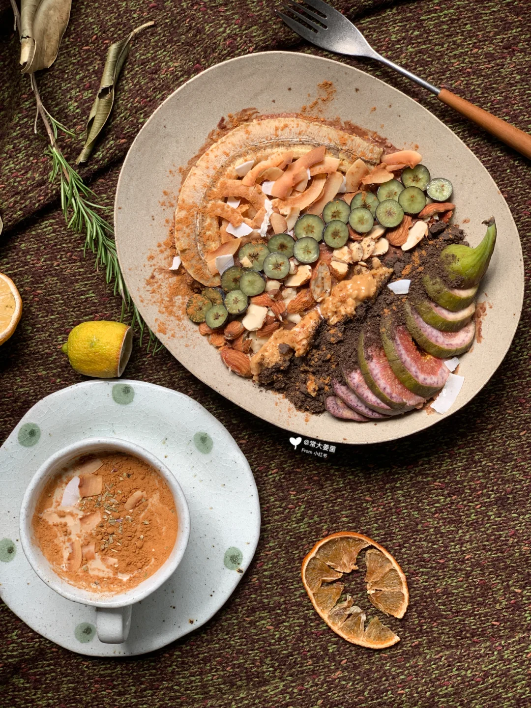 超模Oatmeal bowl浓郁花生可可隔夜燕麦