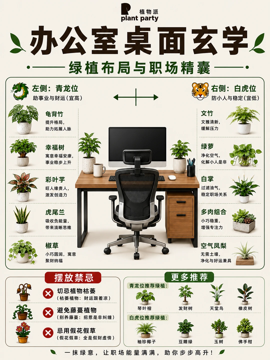 办公室植物玄学🪴好运布局💰升职+薪🔥接