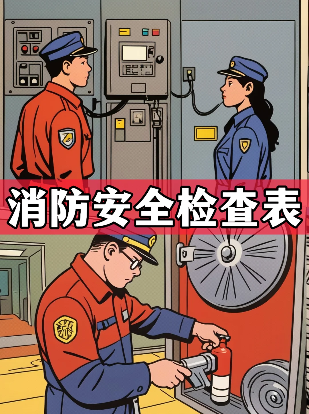 体制内：消防安全检查表通用模板