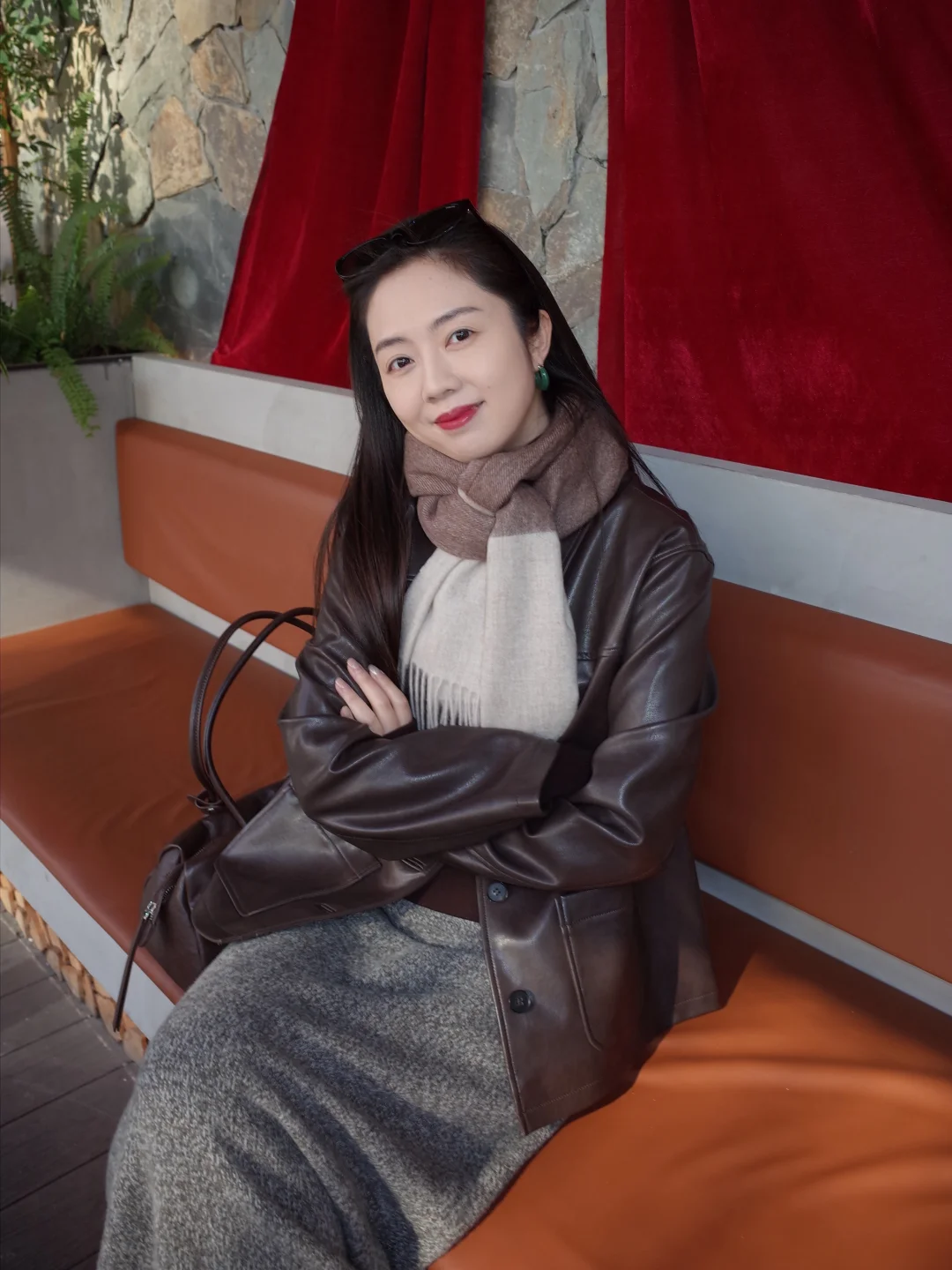 冬天是很容易感知幸福的季节。❄️🧣