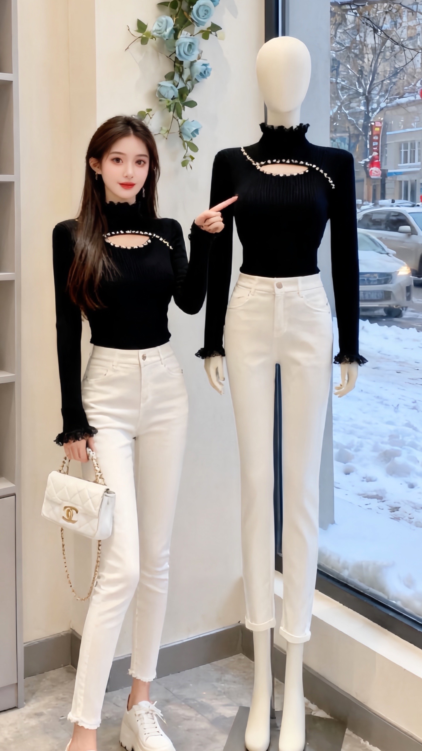 <p>女人味穿搭 针织衫 上衣 打底衫 高级感穿搭 <!--{img...