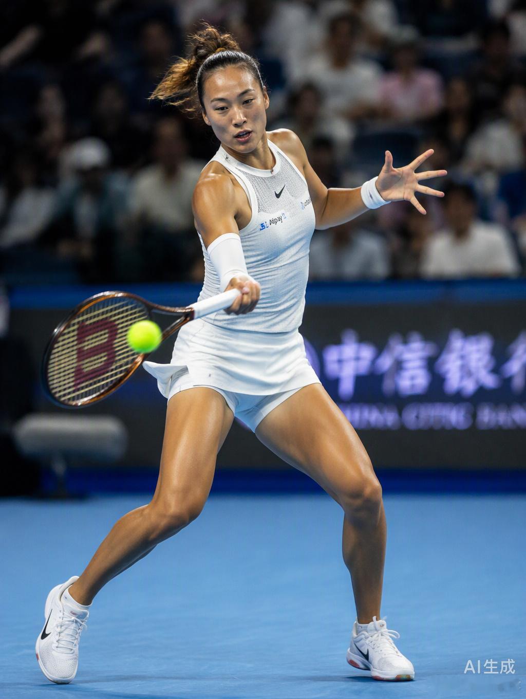 郑钦文2-0击败斯维托丽娜，时隔两年重返中网女单四强。

这是她24岁生日后的第一场胜利，也是本届赛事首次直落两盘取胜。之前四轮全是三盘苦战，今天终于把状态拉满了。第二盘抢七8-6锁定胜局，轰出187记制胜分，刷新了本赛季WTA1000赛的纪录。

这场球拿下390个积分和34万美元奖金，即时排名回到第35 ​