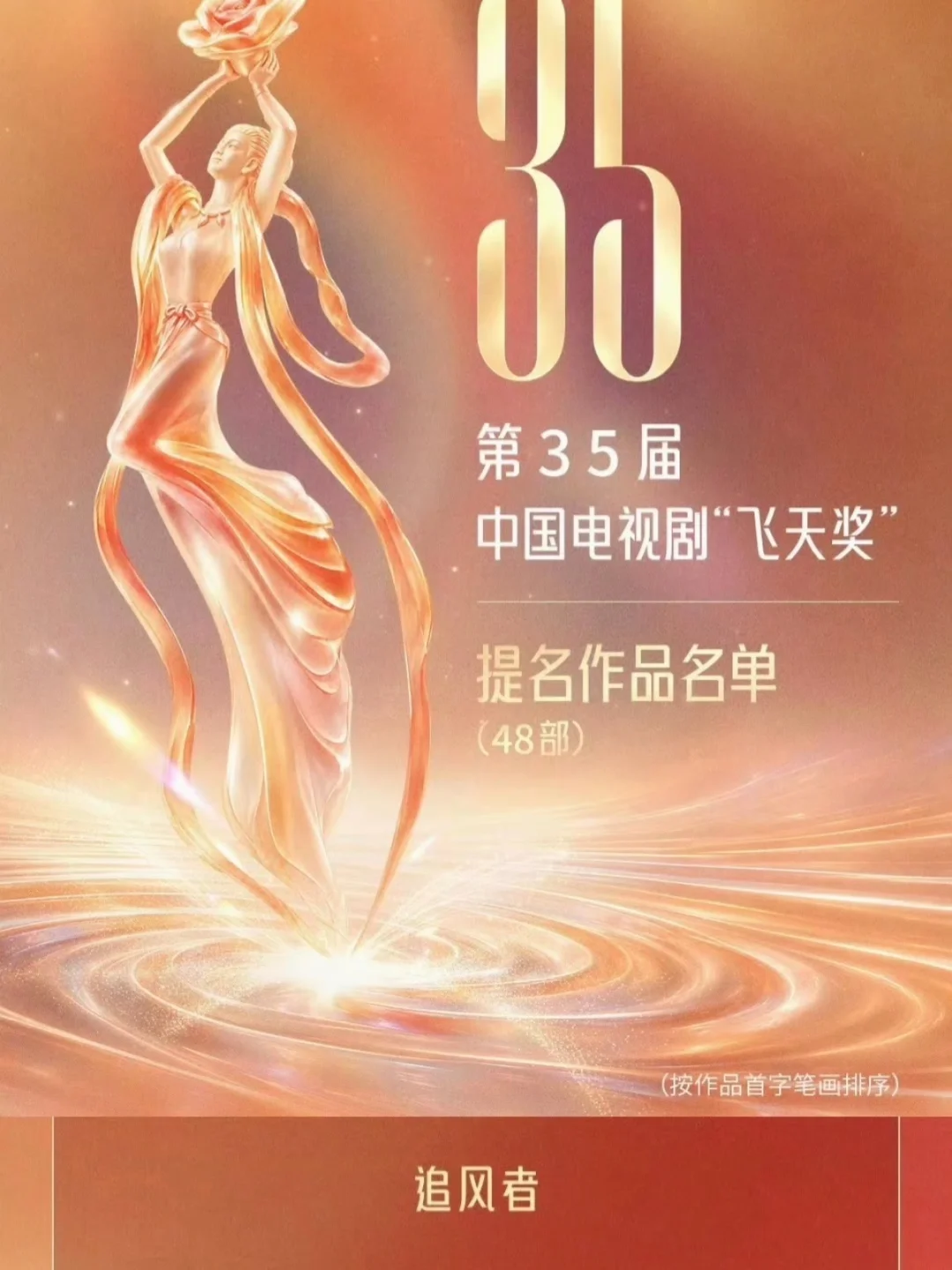 恭喜王一博的《追风者》入围飞天奖🎉🎉🎉