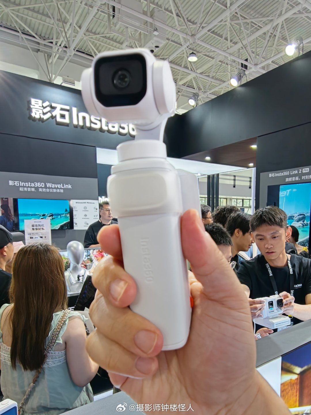 影石insta360 Luna Pro，虽然明天才发布，但birtv展会已经可以玩了。 ​