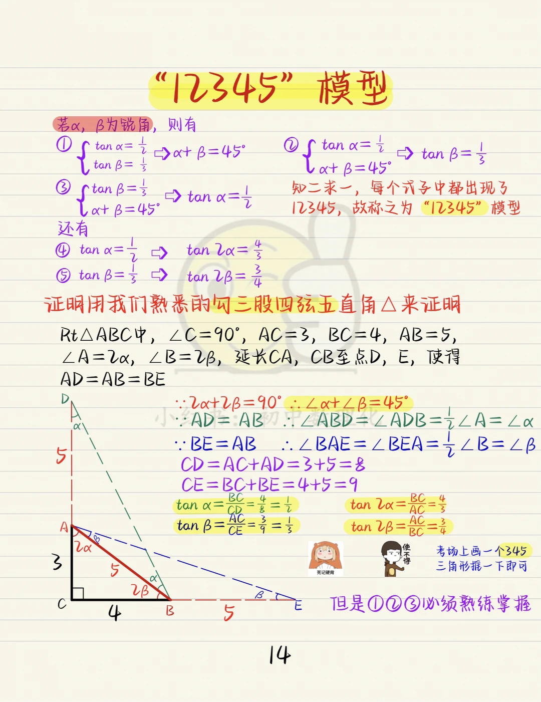 “12345”模型，偷偷看，别让你同桌知道