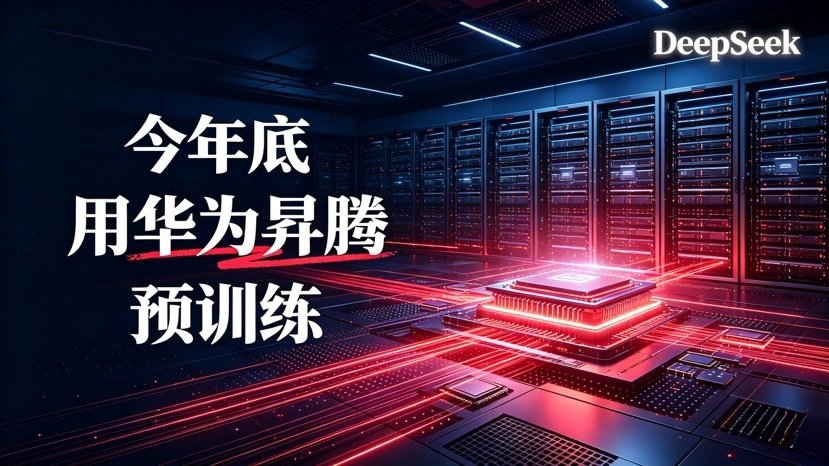#曝DeepSeek今年底用华为升腾预训练##华为昇腾# 
过去是“芯片造好，模型去硬套”，现在是华为工程师直接驻场 DeepSeek，把大模型训练的真实痛点直接写入下一代芯片设计图里。

这种软硬件深度协同，会让英伟达更加忌惮吗？ ​