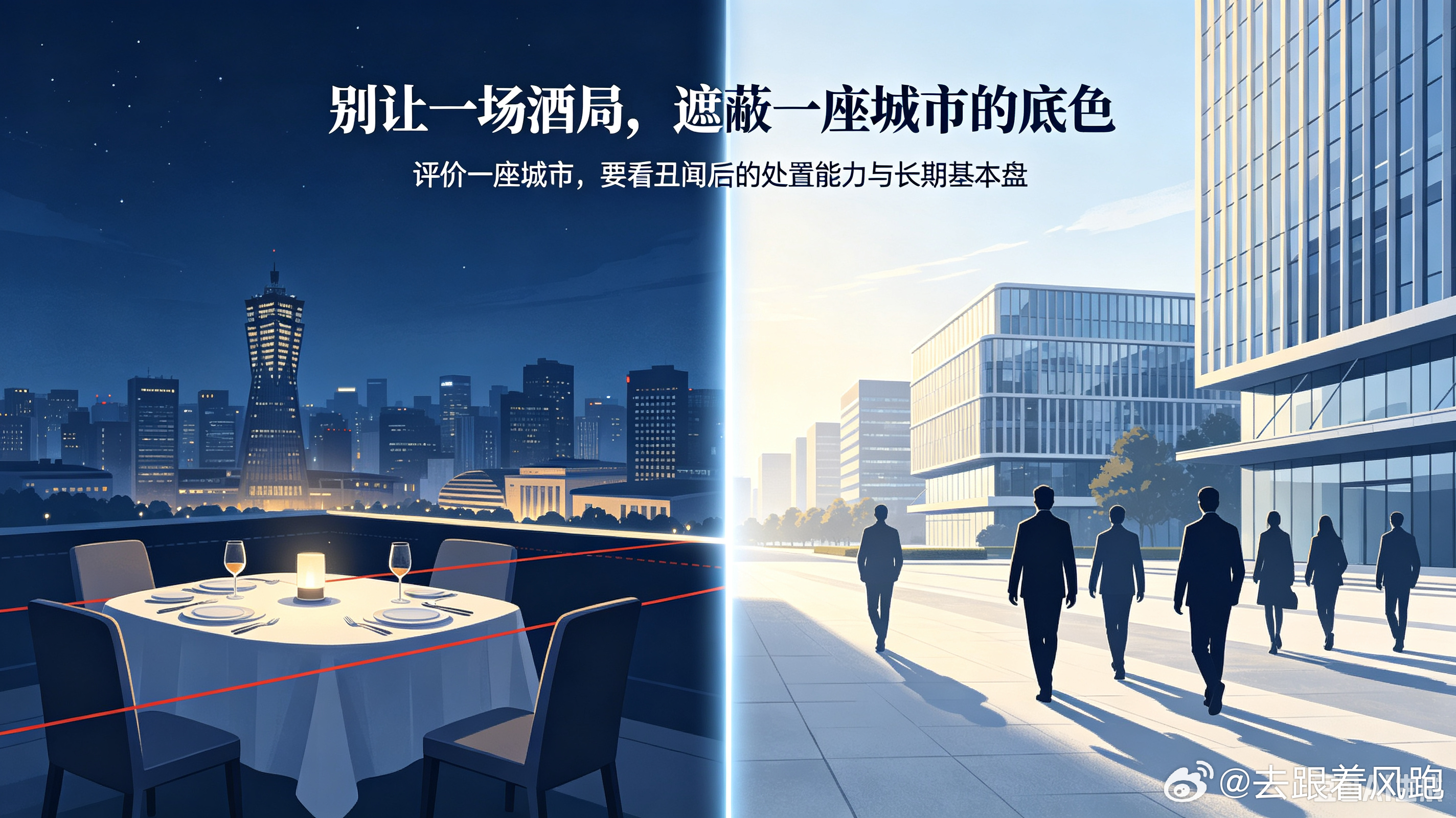 #调查组通报杭州酒局事件# 一场酒局搅动了杭州地产圈的平静，涉事公职人员被免职、刑拘，纪检监察机关"绝不姑息"。公众的愤怒完全正当——权力越界侵害他人，触碰的是纪法红线。这件事必须严查到底。
但与此同时，"营商环境滤镜破碎""杭州不行了"的声音开始蔓延。情绪可以理解，逻辑却站不住脚。评价一 ​