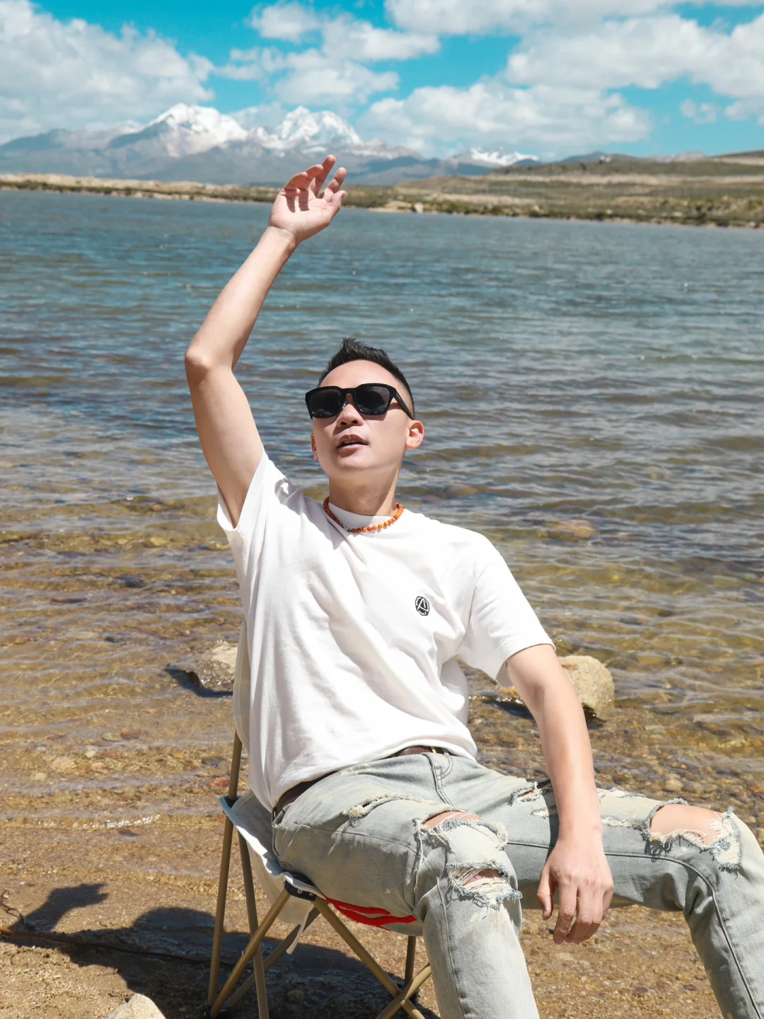 斯丁措｜贡嘎雪山+雅拉雪山不错的拍照地