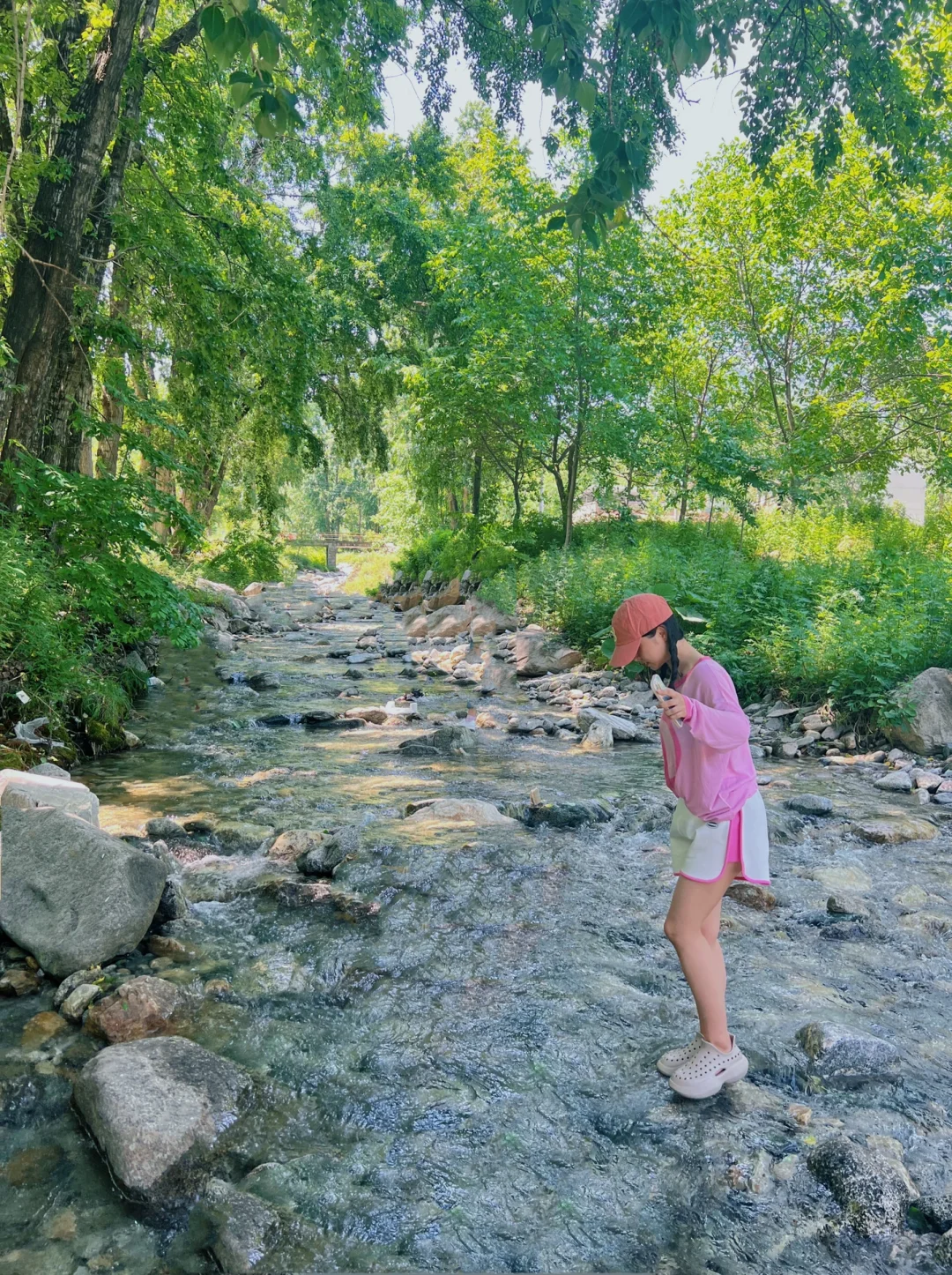 西安1h❗️这条溪水深处有龙潭❗️周末都没人❗️