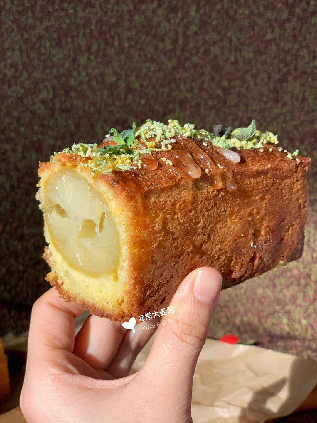 清新海盐柠檬磅蛋糕🍋可咸可甜🤤巨好吃～