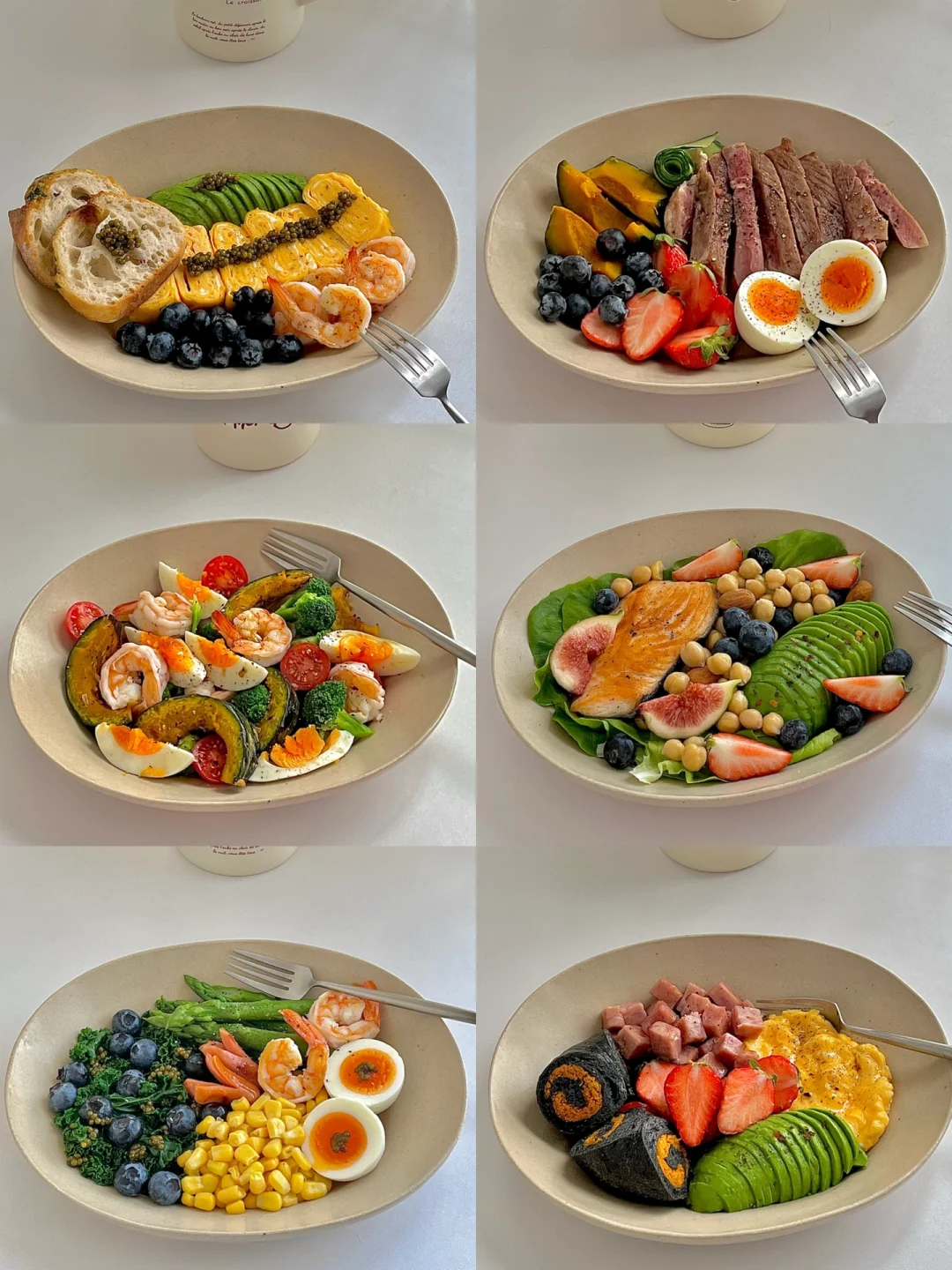 ☀️一周掉秤高蛋白沙拉合集｜低卡饱腹健康😋