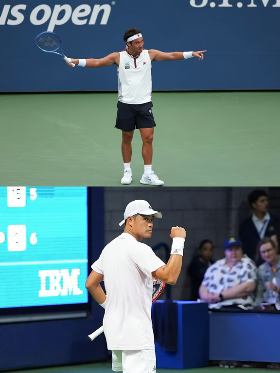 🎾今早的中国男网，幸福是翻倍的