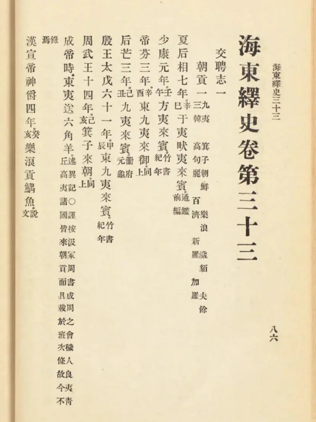 中国史书上关于朝鲜半岛的最早的44条记载