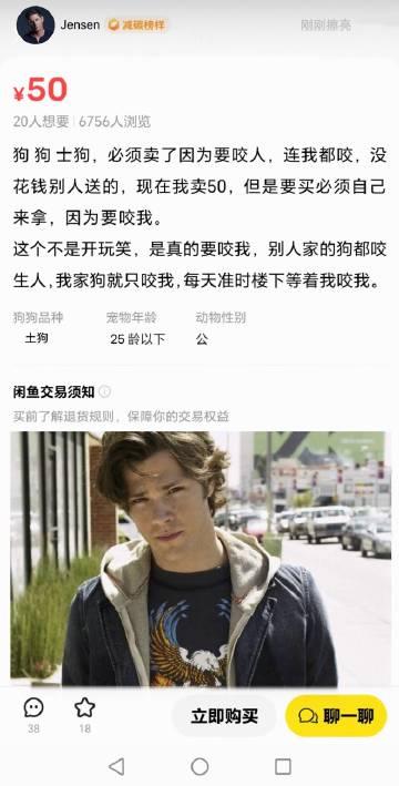 卖士狗。大家帮忙扩散一下，有意者联系原po。